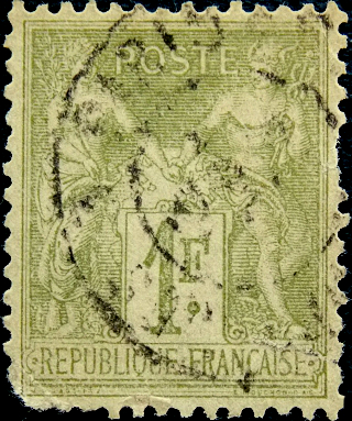  1883  .  . 1 fr .  8  . (1)